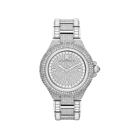 michael kors camille glitz watch silver|michael kors watch mk5869.